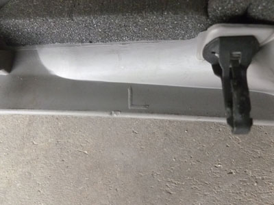 1998 Ford Expedition XLT - Interior Door Panel Mirror Trim Triangle, Front Left3